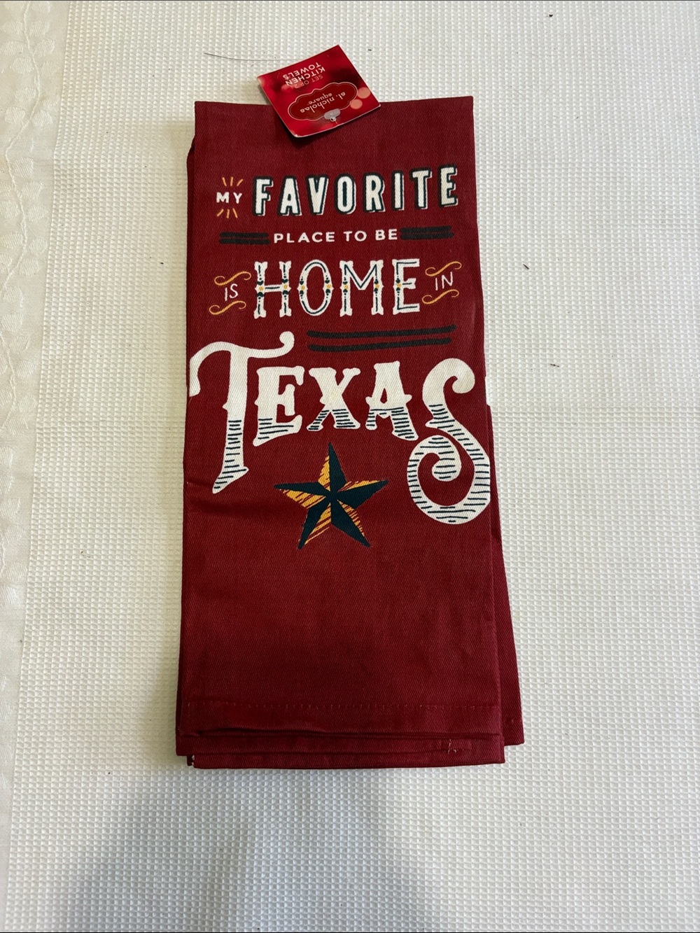 TEXAS Kitchen towels set of 2 NWT